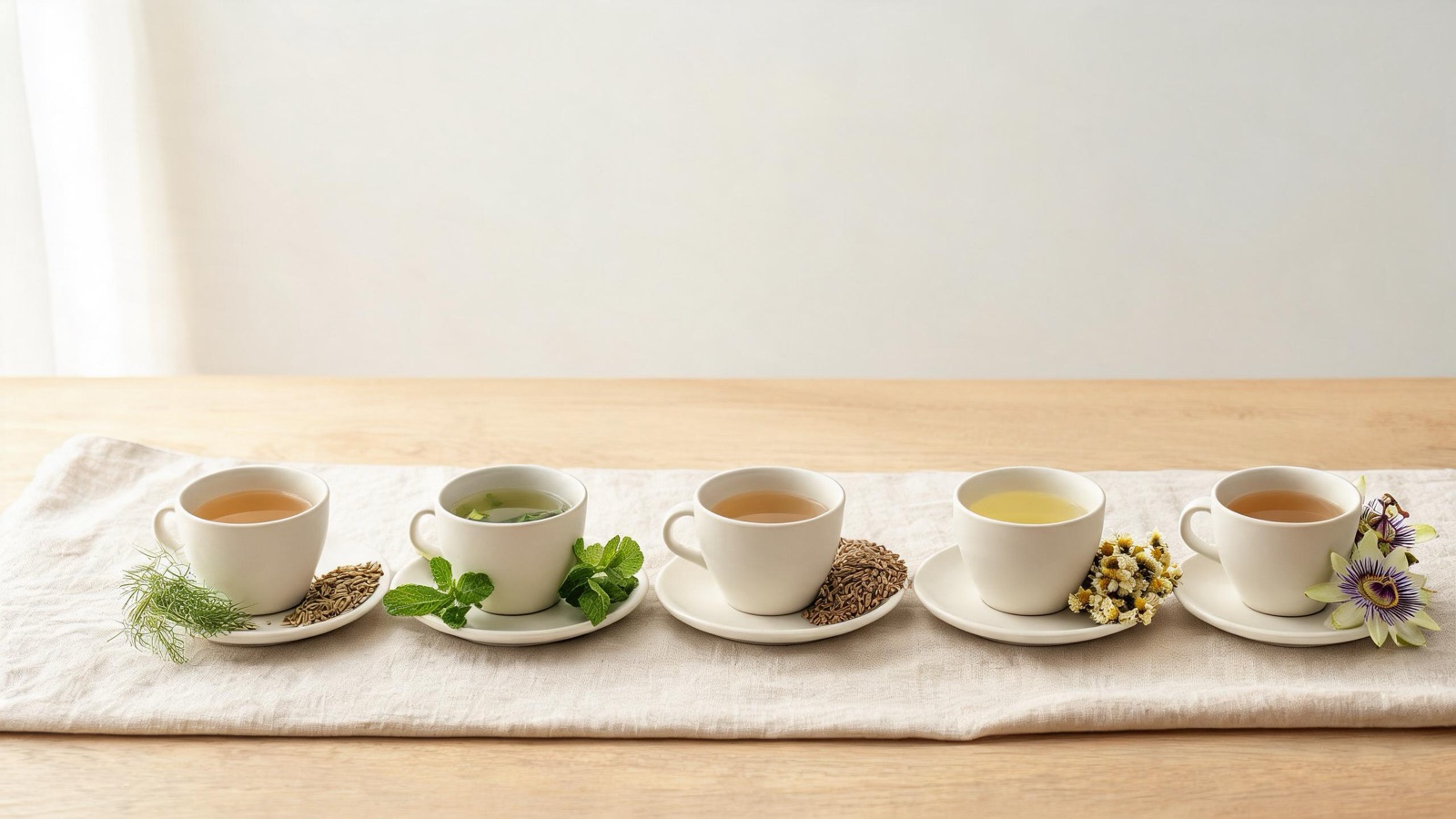 Il piatto pronto servito su ceramica opaca, con gli ingredienti crudi disposti attorno